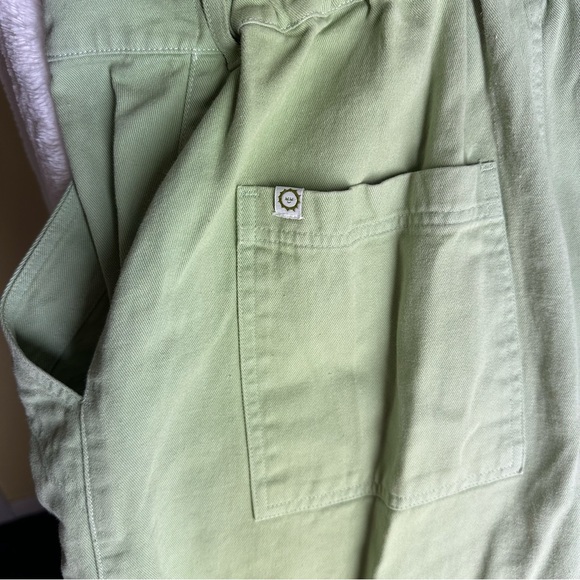 Big Bud Press Sage Green Unisex Jumpsuit Coverall Short Sleeve 3XL Wide Leg Boho - Picture 6 of 11